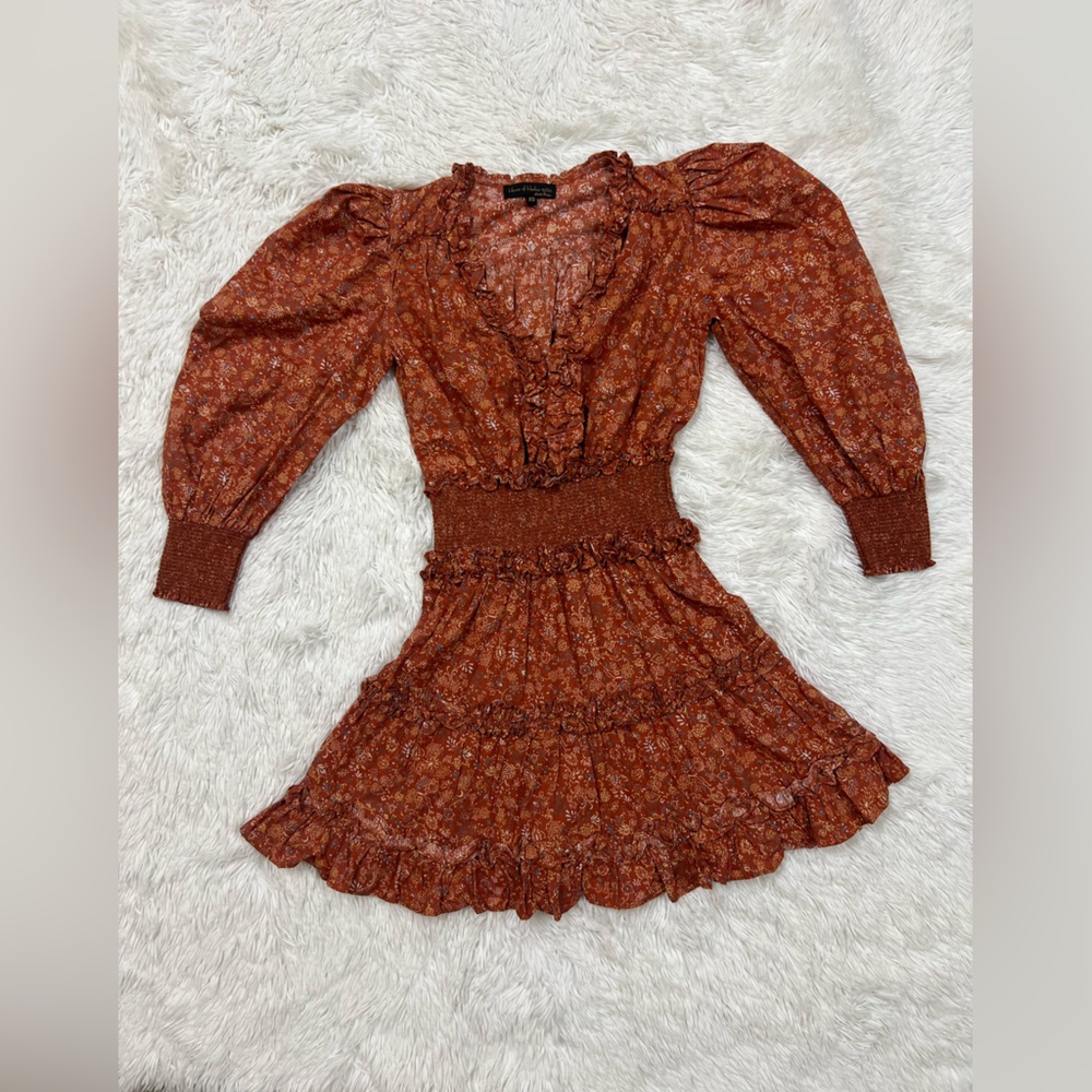 Floral Rust Dress